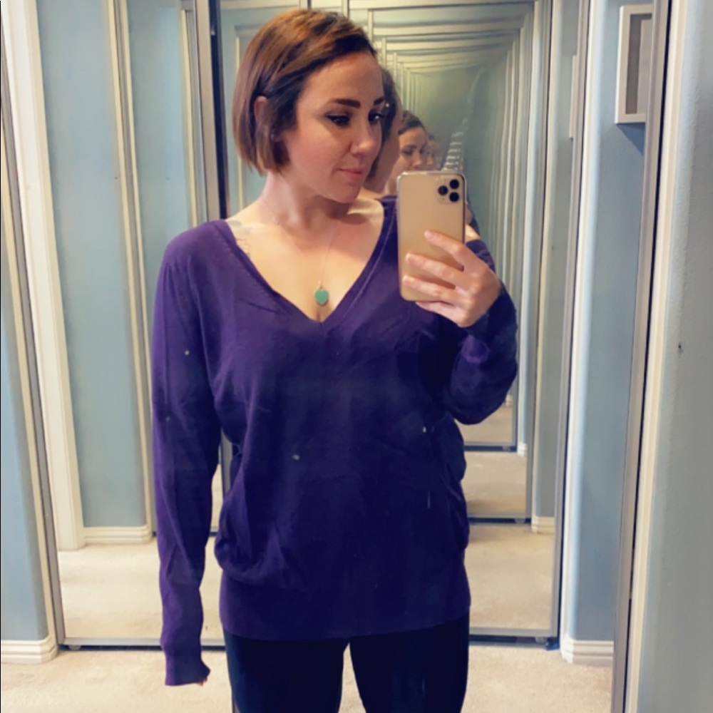 Purple lane Bryant sweater